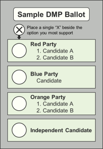 Sample DMP Ballot